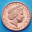 Монета Остров Мэн 1 пенни 2008 год.