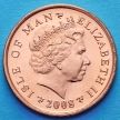 Монета Остров Мэн 2 пенса 2008 год.