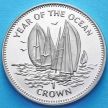 Монета Острова Мэн 1 крона 1998 год. Парусник