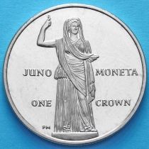 Остров Мэн 1 крона 2012 год.  Богиня Юнона.