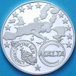 Монета Мальтийский орден 500 лир 2003 год. Новая валюта Мальты