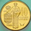Монета Монако 10 сантим 1982 год. BU