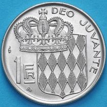Монако 1 франк 1995 год. Ренье III. BU