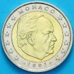 Монета Монако 2 евро 2002 год. Тип 1