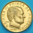Монета Монако 5 сантим 1995 год. BU