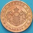 Монета Монако 2 евроцента 2001 год