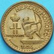 Монета Монако 50 сантимов 1924 год.
