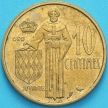 Монета Монако 10 сантим 1962 год