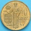 Монета Монако 10 сантим 1977 год
