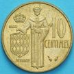 Монета Монако 10 сантим 1978 год