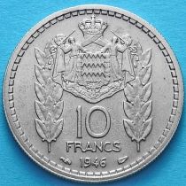 Монако 10 франков 1946 год.