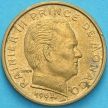 Монета Монако 10 сантим 1962 год