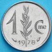 Монета Монако 1 сантим 1978 год.   