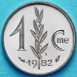 Монета Монако 1 сантим 1982 год.