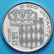 Монета Монако 1 франк 1960 год.