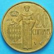 Монета Монако 20 сантим 1978 год.