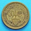 Монета Монако 50 сантимов 1924 год.