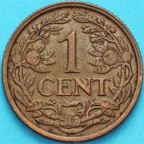 Нидерланды 1 цент 1930 год.