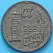 Монета Нидерланды 1 цент 1941 год.