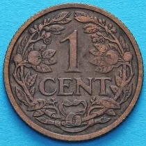 Нидерланды 1 цент 1913 год.