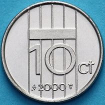 Нидерланды 10 центов 2000 год. BU