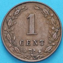 Нидерланды 1 цент 1881 год.