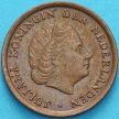 Монета Нидерланды 1 цент 1969-1970 год. Петушок