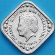Монета Нидерланды 5 центов 1980 год. Отречение от престола Королевы Юлианы
