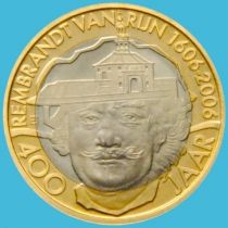 Нидерланды, торговый жетон 1 рембрандт 2006 год. Лейден.