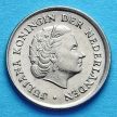 Монета Нидерландов 25 центов 1973-1980 год. Петух.