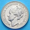 Монета Нидерланды 25 центов 1941 год. Серебро