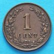 Монета Нидерланды 1 цент 1878 год.