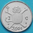 Монета Нидерландов 1 гульден 2001 год. Последний гульден.