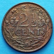 Нидерланды 2 1/2 цента 1941 год. Бронза.