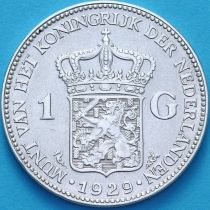 Нидерланды 1 гульден 1929 год. №1