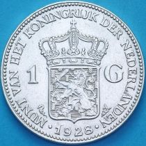 Нидерланды 1 гульден 1928 год.