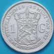 Монета Нидерланды 1 гульден 1915 год. Серебро.