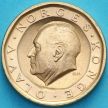 Монета Норвегия 10 крон 1984 год. Король Олав V