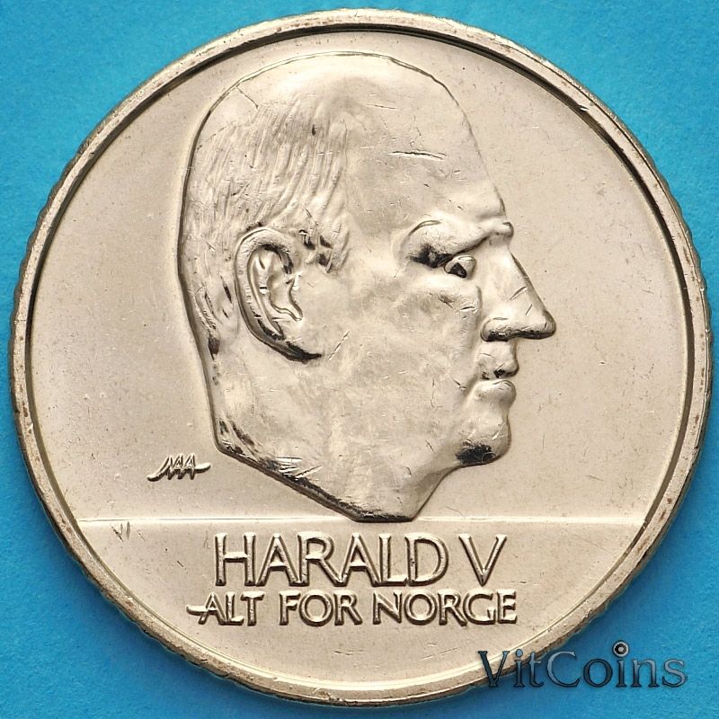 Монета Норвегия 10 крон 2012 год.