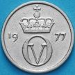 Монета Норвегия 10 эре 1977 год.