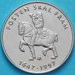 Монета Норвегии 5 крон 1997 год. 350 лет Норвежской Почтовой Службе.