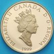 Набор монет Норвегия 20 крон, Канада 5 долларов 1999 год. Пруф. №1