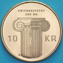 Норвегия 10 крон 2011 год.. Университет в Осло