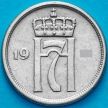Монета Норвегия 10 эре 1955 год.