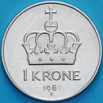 Норвегия 1 крона 1982 год.