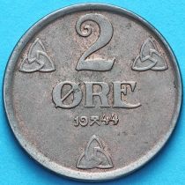 Норвегия 2 эре 1944 год.