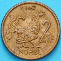 Норвегия 2 эре 1967 год. Глухарь.