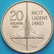 Норвегия 20 крон 1999 год. Винланд