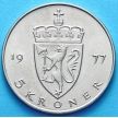 Монета Норвегии 5 крон 1976-1983 г.