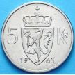 Монета Норвегия 5 крон 1963 год